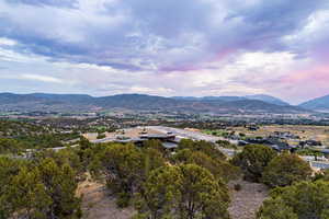 View of mountain background