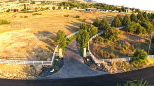 View of rural area featuring a mountain backdrop