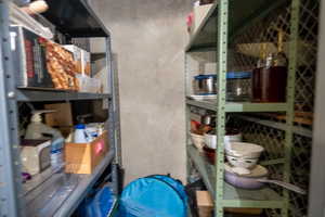 View of storage area