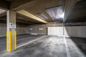 View of parking garage