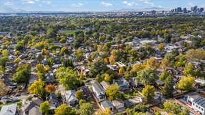 View of urban area with nearby suburban area
