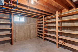 View of storage area