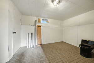 Bonus room with carpet