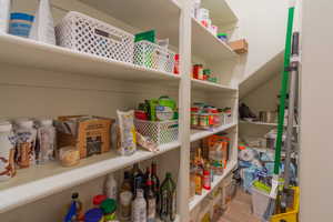 View of storage area