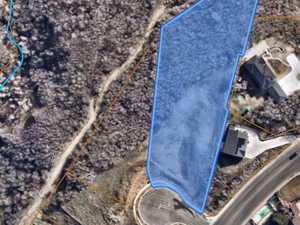 Davis County property search map with lot location and size (back portion of the lot is cropped off)