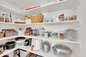 View of storage area