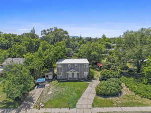 View from above of property