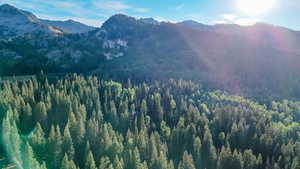 View of mountain background