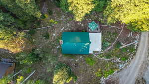 Aerial view of property and surrounding area