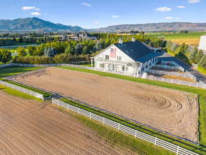 View of rural area featuring a mountainous background