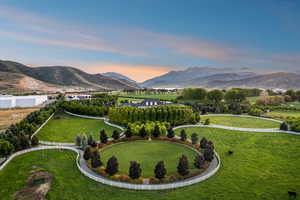 View of mountain background