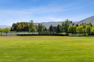Surrounding community featuring a mountain view