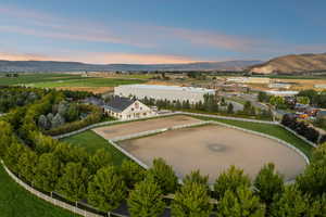 Aerial view of mountains
