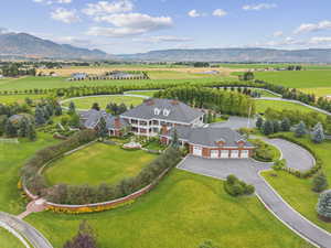 View of rural area featuring a mountain backdrop