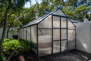 View of greenhouse