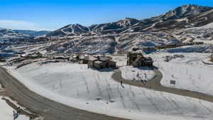 View of mountain background