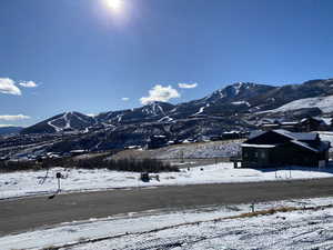 View of mountain backdrop