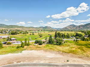 Mountain view featuring rural landscape