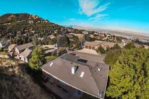 Aerial view of mountains