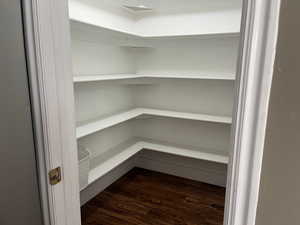 View of storage area