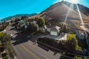 Drone / aerial view of mountains