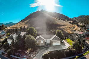 View of mountain backdrop
