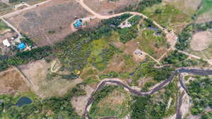 Aerial view of property's location