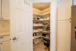 View of storage area