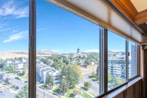 views from Den,  featuring a mountain view and state capitol