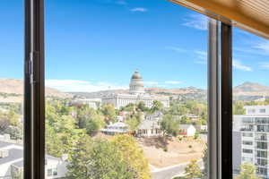 Detailed view of mountains
