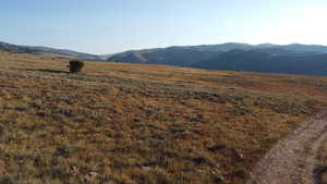 Mountain view featuring rural landscape