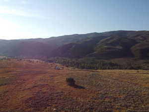 View of mountain background