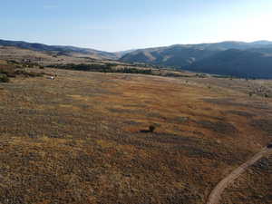 Mountain view featuring rural landscape