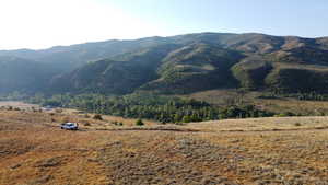 View of mountain background
