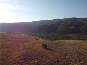 View of mountain backdrop