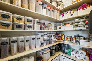 View of storage area