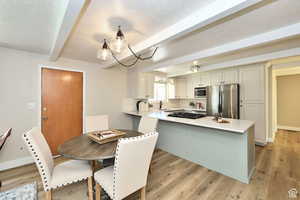 Kitchen Bar and Seating area