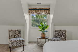 Sitting area of primary bedroom