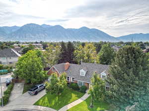 View of mountain background