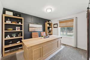 Bedroom 2 upstairs (office)