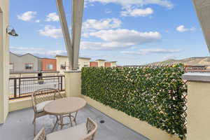 View of upstairs patio / terrace