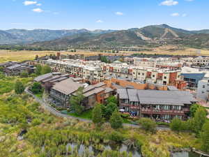 Aerial view of mountains
