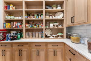 View of storage area