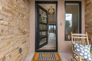 Entrance to property