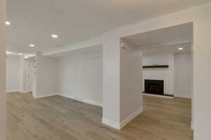 View into home from entry