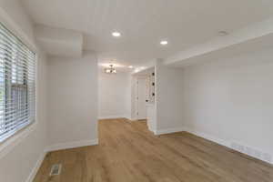 View from front entry