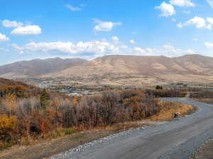 View of mountain backdrop