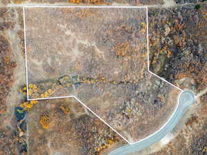 View of property location with property parcel outlined