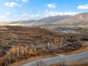 View of mountain background