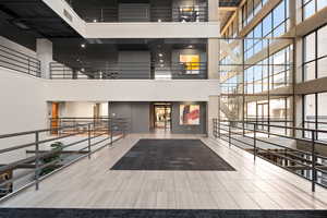 Community lobby featuring a high ceiling